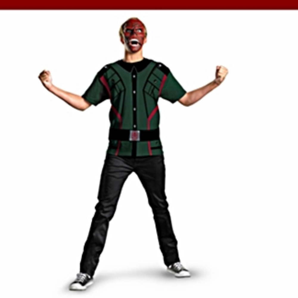 captain america red skull costume kit